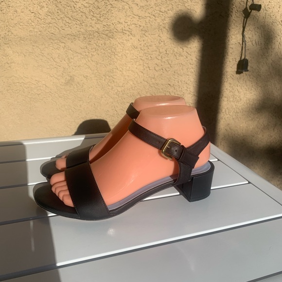 Sesto Meucci black leather sandals size 7.5 M - Picture 7 of 13